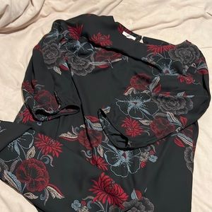 Maurice’s Black Floral Dress